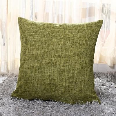クッションカバー 40x40cm 北欧 2枚セット おしゃれ 可愛い リネン 亜麻 無地 シンプル ファスナー インテリア 家庭装飾 車 部屋飾り 四季通用 ソファー用クッションカバー (40x40, グリーン) クッションカバー 40x40cm 北欧 2枚セット おしゃれ 可愛い リネン 亜麻 無地 シンプル ファスナー インテリア 家庭装飾 車 部屋飾り 四季通用 ソファー用クッションカバー (40x40, グリーン)