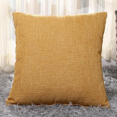 クッションカバー 55x55cm 北欧 2枚セット おしゃれ 可愛い リネン 亜麻 無地 シンプル ファスナー インテリア 家庭装飾 車 部屋飾り 四季通用 ソファー用クッションカバー(55x55, イエロー) クッションカバー 55x55cm 北欧 2枚セット おしゃれ 可愛い リネン 亜麻 無地 シンプル ファスナー インテリア 家庭装飾 車 部屋飾り 四季通用 ソファー用クッションカバー(55x55, イエロー)