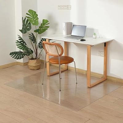 チェアマット 床保護マット 120*160cm 厚さ1.5mm 床を保護するダイニングマット PVC クリアマット カーペットプロテクターマット 撥水 おしゃれ 汚れ防止 お手入れ簡単 滑り止め 床暖房対応