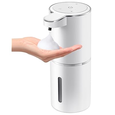 ソープディスペンサー ハンドソープ 自動 泡 詰め替え 持続泡出し380ml 壁掛け 吐出量4段階調節 充電式..