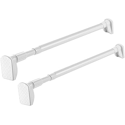 強力 つっぱり棒2M 伸縮 突っ張り棒 2個セット ホワイト ステンレス 強負荷 ドリル不要 クローゼットロ..