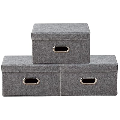 3点セッ 収納ボッ トふた付き クス 折りたたみボックス 取っ手付き 衣類 おもちゃ 書類 小物入れ 寝室 ..