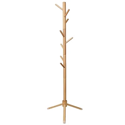 ポールハンガー ぽーるはんがー コートハンガー 木製 ハンガーラック コート掛け かばんかけ スタンド ハンガーポール おしゃれ 帽子掛けスタンド 洋服掛け ポ...