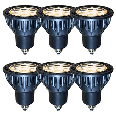 LEDハロゲン電球 E11 ブラック 5W 調光器対応 ダイクロ型40W～50W相当 中角30度 ダクトレールLEDスポットライト 密閉器具対応 (2700K電球色相当, E11口金 調光 (本体黒) 6個)