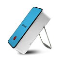 ポータブルミニヒーター安全省エネヒーターデスクトップ扇風機部屋/オフィス用エアウォーマー 青い(2)