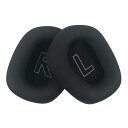 イヤーパッド for Logicool (ロジクール) G733 ヘッドセットに対応 交換用ヘッドホンパッドイヤークッションメモリーフォーム (ブラック)