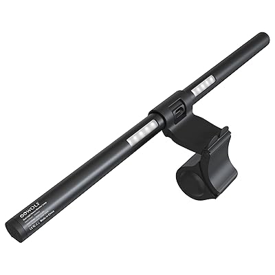 モニターライト バー 41cm PCデスクライト 背面ライト付き モニター掛け式ライト 演色性CRI95+ USBライト デスクライト 色温度3段階 無段階輝度 昼白色/昼光色/電球色 ブルーライトカット 可視ストロボ無し 目にやさしい 省スペース