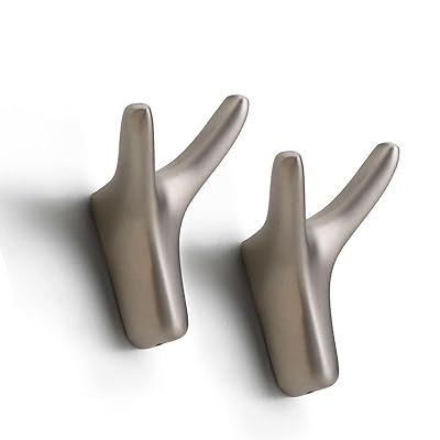 壁掛けフック ウォールハンガーおしゃれ ウォールフック 壁整理フック 北欧風鹿の角 壁飾りコート 洋服帽子掛け 吊り下げ収納 落下防止 ネジ付きドアフック 玄関...