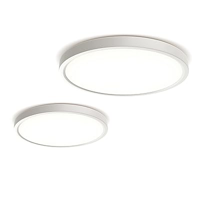 LEDシーリングライト 6畳 28W 2個入り 照明器具 常夜灯モード 天井 ledライト リモコン付 11段階調色/調光タイプ 昼白色-昼光色-電球色 ledライト 2400Lm-2800Lm メモリ機能 OFFタイマー (60秒/回) スリープタ
