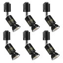 ダクトレール用スポットライト- E26口金LED電球付き- 5.5W(ハロゲン電球60W相当)RA95 550LM 非調光 ビーム角90度-ダクトレールライト-...