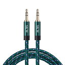 aux ケーブル標準3.5 mmオス to 3.5 mm ステレオミニプラグ ヘッドホンケーブル スピーカ/車/iPhone/Android/ホームシアタ等対応/長さ1.5m(2)