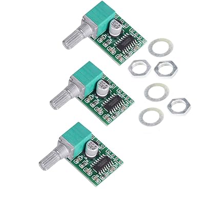 3個 PAM8403 2X3Wミニ 5V デジタル アンプ基板 USB 電源 オーディオ アンプ モジュール