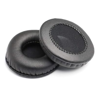 イヤーパッド 55mm 直径 【2個入り】 ヘッドホン 交換用 イヤークッション 黒い (55mm)