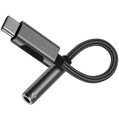 タイプ C & 3.5mm イヤホンジャック 変換 アダプタ オーディオ ケーブル 滑り止めデザイン ハイレゾ対応 高耐久 iPhone 16/15/15 Pro Max/iPad Pro/iPad Air 4/5/iPad mini 6/iPad
