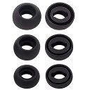 イヤーピース イヤーチップ イヤホンカバー Galaxy Buds Pro用 交換用シリコン製イヤーピース SM-R190NZKAXJP用 S/M/L 3ペアセ...