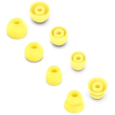 イヤーピース イヤーチップ Beat s Flex イヤホン 用 シリコン製 4サイズ 4ペア ユズイエロー（Flex Ye..