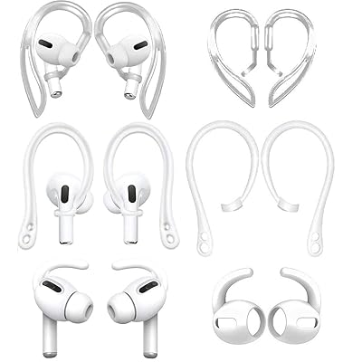 AirPodsPro用イヤーフック 3種類 3ペア 落ち防止 ズレ解消 紛失防止 Air-Pods Pro 第1世代対応 イヤーフック 落下防止アクセサリー 3スタイル（Pro第1世代用）