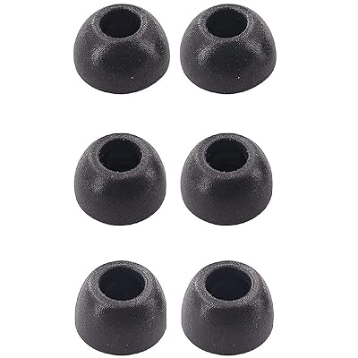 楽天とりま商店低反発イヤーピース ウレタン製イヤーピース Aviot 用 Aviot完全ワイヤレスイヤホン用 Fit in the Case 遮音性 フィット感 S/M/L 3ペアセット ブラック