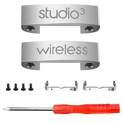 Studio 3パーツ交換用スタジオ3ワイヤレスヒンジコネクター修理キット Studio 3ワイヤレスBluetoothオーバーイヤーヘッドフォン対応 (シルバー)