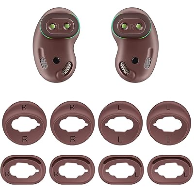 ウィングチップ イヤーピース イヤーチップ Galaxy Buds Live用 交換用シリコン製ウィングチップイヤー..