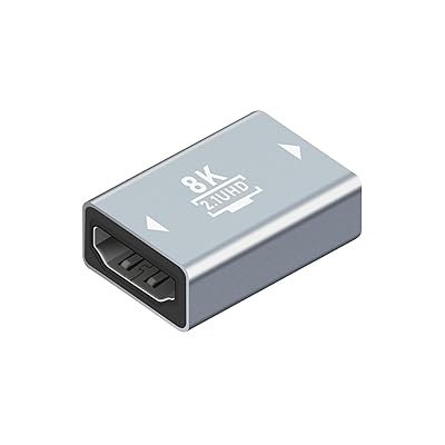HDMI 中継アダプター8K対応 48Gbpsハイスピード 延長コネクター (メス - メス) (1個) HDMI 中継アダプター8K対応 48Gbpsハイスピード 延長コネクター (メス - メス) (1個)
