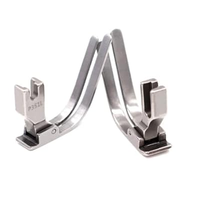 1個 ミシン押さえ フラットカー コットンプレッサーフット 全鋼押え金 本縫いミシン 工業用ミシン オー..