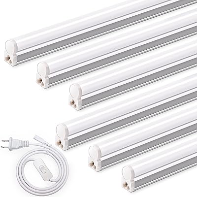 LED蛍光灯 40形 直管 蛍光灯一体型 120cm T5 6500K 昼光色 2200lm 20W 照明器具 高温に強い 作業場のラ..