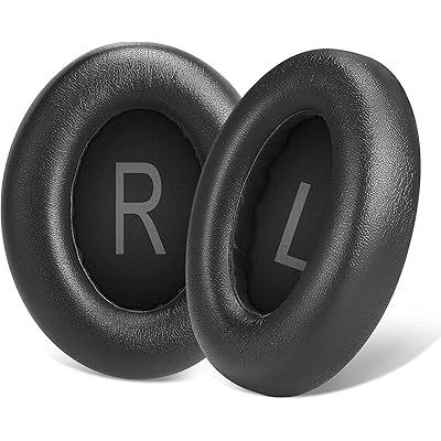 イヤーパッド イヤークッション 交換用 Noise Cancelling 700 (NC700 / NCH700) 用ワイヤレスヘッドホン に対応 ヘッドフォン 互換性 パッド ノイズキャンセリング 快適PUレザー 黒