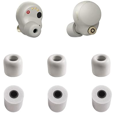 低反発イヤーピース SONY用 Wf-1000XM4用 ウレタン製ノイズキャンセリングイヤーピース LinkBuds S用 WF-LS900N用 WF-C500用 記憶フォームイヤーチップ Fit in the Case 遮音性 フィット感 装着感向