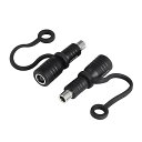 DCプラグ変換 オスDC8020 メスDC7909 8mm 7.9/5.5mm 7955 ACアダプター変換 Jackery Explorer SolarSagaなどのエネルギー貯蔵ポータブル ポータブル電源 ソーラーパネル などに対応 -1つ(2)
