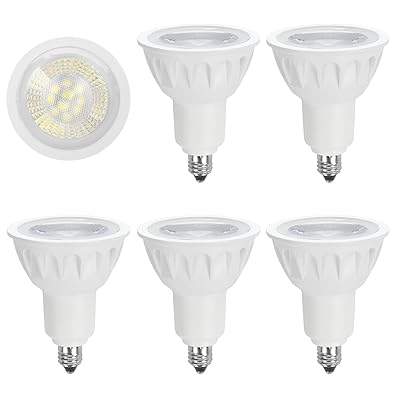 ユニグローリー E11口金 LED電球 スポットライト 昼白色 5W 50W形相当 500lm ビーム電球 ハロゲン電球タイプ 密閉器具対応 非調光 AC85-265V 長寿命 省エネ PSE認証済 6個入り ホワイト