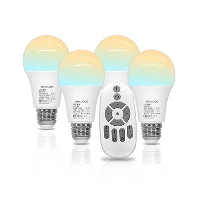 LED電球 E26口金 60W相当 リモコン付き 調光電球 9W 810LM 昼光色 昼白色 電球色 遠隔操作 常夜灯 広配..