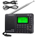 FM/AM/SW ラジオ レコーダー MP3プレーヤー ポータブル 充電式 大容量リチウム電池 LCD画面 立體聲 スリープ機能 電源オフメモリ機能 バックライ...