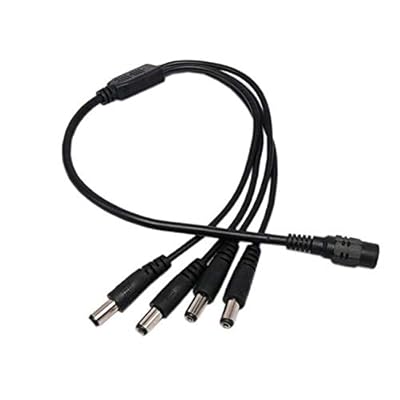 DC電源4分岐ケーブル 内径2.1mm/外径5.5mmプラグ用 4分割電源コード 長さ36cm DCプラグ分岐延長ケーブル 複数機器への電源供給 防犯カメラや車内配線用に スプリットケーブル 12V電源専用 FMTDC1MTO4O DC電源4分岐ケーブル 内径2.1mm/外径5.5mmプラグ用 4分割電源コード 長さ36cm DCプラグ分岐延長ケーブル 複数機器への電源供給 防犯カメラや車内配線用に スプリットケーブル 12V電源専用 FMTDC1MTO4O