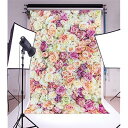 写真撮影用 背景布 2x3m 背景 布 写真 摄影 撮影用 花の背景 色付きの花の背景 ウエディング バレンタインデーの背景 人物撮影 子供撮影 写真館 撮影スタジオ用 室内装飾 パーティー ビニール製