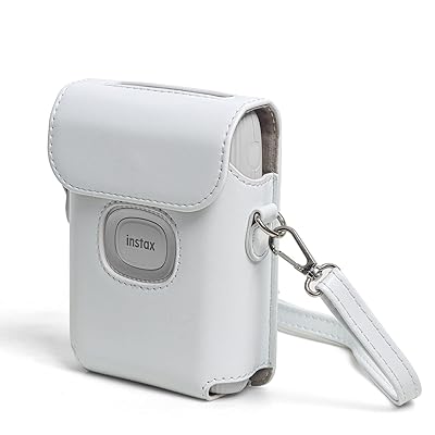 instax mini Link2ケース富士フイルム FUJIFILM チェキ スマホプリンター instax mini Link2 対応ケースソフトピンク INS MINI LINK2 (ホワイト)