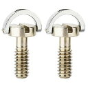 カメラ1/4ネジ 2個セット Dリング固定ネジ 雲台用1/4ネジ dリング Dリングヒンジねじ ステンレススチール 三脚/一脚 カメラ接続用 QRプレート (1...