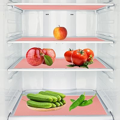 冷蔵庫ライナー洗える冷蔵庫マットキッチンシリコン冷蔵庫パッドランチョンマット5PCS /セット