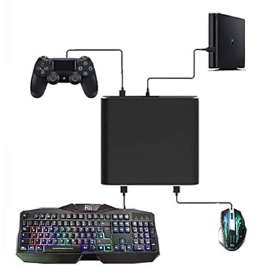 Switch用キーボードとマウス変換アダプター 有線と2.4Gキーボード・マウスの変換両対応 FPS, TPS, RPG と RTSのゲームに最適 キーボードでキャラクターの動きを操作する マウスでゲーム中にスコープを操作して PS4/PS4 Sli