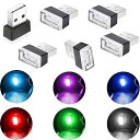 6個ミニUSBライト、USB 雰囲気ライト、車内USBナイトライト、 車内デコレーションライト、プラグイン5Vライト車、車、ラップトップ、USBソケット、常夜灯...