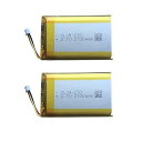 ソニーPlaystation 5 DualsenseコントローラCFI-ZCT 1 Wの3.7 V 2700 mAh置換電池, 元のPS 5 LIP 1708バッテリパックを交換して、1560 mAhから2700 mAhにアップグレードします_2パッ(2)
