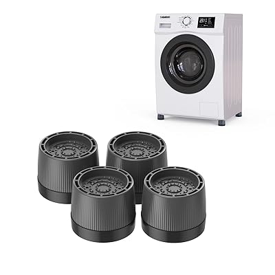 洗濯機用防振かさ上げ台 高さ調整 洗濯機用置き台 防振ゴム 防音/防振ゴムマット洗濯機かさ上げ台 洗濯..