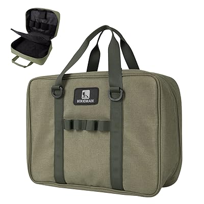 カセットコンロ収納ケース ガスボンベ 同時収納 クッション入り マルチコンテナボックス 多機能 底部ゴム足付き 900Dオックスフォード生地 自立型 アウトドア BBQ ソロキャンプ キャンプ用品 (アーミーグリーン)ブランド色アーミーグリーンモデルCassetteBAG-001A商品説明【商品概要】カセットコンロ収納ケース専用ならではの機能性：⭐大きめの開閉しやすいダブルSBSジッパーを使い、大きくてイワタニなどのコンロの出し入れをしやすいです。ガス缶5本も入れるので、一回のキャンプで必要なカセットボンベとコンロを一緒に持ち運べます。探す手間が省けます。クッションで大事なガス缶とコンロを守る：⭐このカセットコンロ収納ケースには全面クッション入り、コンロとガス缶の間はクッションで仕切りされ、移動中の擦れたりすることによるコンロとガス缶への傷付きなどを防ぎます。ガス缶が固定ベルトで止められるようにしており、突然飛び出す心配はありません。細々したキャンプギアも整理整頓持ち運べる：⭐カセットコンロ収納ケースの外側にはD環、フロントポケット、後ろメッシュポケット、カラビナループのデザインも設計されており、色々と分けて収納することはでき、煩わしいキャンプ用品の収納も片付けもとても楽になります。頑丈な材質&自立タイプ：⭐底部の四隅にはゴム足が付いてあるカセットコンロ収納ケースです。地面からの汚れと湿気を防ぎます。前後面はPE板入り、自立しても型崩れなく内容物をしっかりと支えてくれます。900Dオックスフォード生地を採用、頑丈な素材で破れにくいです。多用途収納：⭐絞り加工済みのハンドル付きで、防災時やアウトドアにもとても持ち運びやすい収納ケースです。コンロ、ガスボンベなどの収納はもちろん、五徳、バーナーパッド、遮熱板などほかのギアの収納にも良い多用できる収納ケースです。【商品説明】収納力抜群の収納ケース【商品詳細】商品種別：スポーツ＆アウトドア商品名：カセットコンロ収納ケース ガスボンベ 同時収納 クッション入り マルチコンテナボックス 多機能 底部ゴム足付き 900Dオックスフォード生地 自立型 アウトドア BBQ ソロキャンプ キャンプ用品 (アーミーグリーン)製造元：商品番号：CassetteBAG-001A色：アーミーグリーン商品タイプ：カジュアル【当店からの連絡】