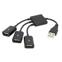 USB 2.0 - 3ポート ハブ 拡張 エクスパンダー マルチケーブル 480Mbps バスパワー ノートパソコン ノートパソコン PC マウス フラッシュディスク(2)
