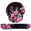 Keyboard Wrist Rest Pad and Mouse pad with Wrist Rest Support 2pc Set, Non Slip Rubber Base Wrist Support Mousepad with Ergon