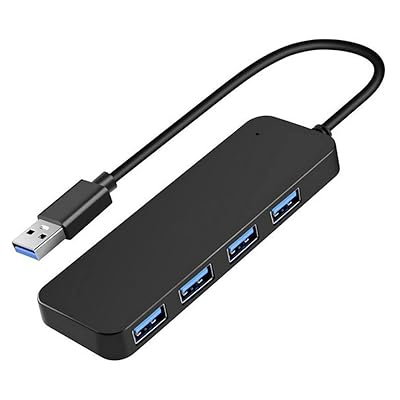 USBハブ 3.0 4ポート 高速PS4 PS5 Chromebook 対応 バスパワー 4ポート薄型 軽量設計 USB拡張 コンパクト USB3.0拡張 Macbook/Windows/コンピューター 等対応 扇風機も適用 テレワーク 在宅勤務用