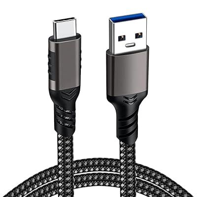 USB Type C �P�[�u�� 3M USB-A to USB-C �P�[�u�� 10Gbps�f�[�^�]�� 60W�}���[�d  USB3.2 Gen2�W�� PD�Ή� �^�C�vc �P�[�u�� ���ϋv�i�C�����҂� Type-c�@��Ή�