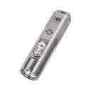 A4 Pro チタン キーチェーン懐中電灯、超明るい 650 ルーメン小さな EDC 懐中電灯の世帯、屋外、キャンプ、祭典のため