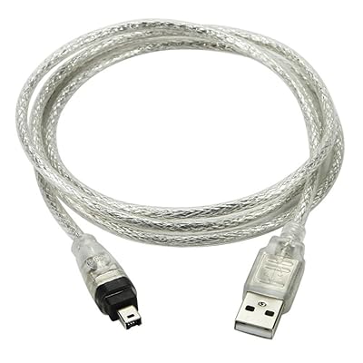 USB オス - Firewire IEEE 1394 4ピン オス iLink アダプター コード ケーブル DCR-TRV75E DV 1m USB Firewire Cable USB オス - Firewire IEEE 1394 4ピン オス iLink アダプター コード ケーブル DCR-TRV75E DV 1m USB Firewire Cable