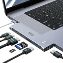 MacBook Air ハブ macbook ハブ mac ハブ 7in2 Macbook Pro/Air専用 4K@60Hz対応 HDMIポートThunderbolt 3ポートUSB-C PD メディア ハブ 100W Power Delivery